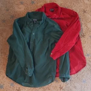 Two long sleeved shirts